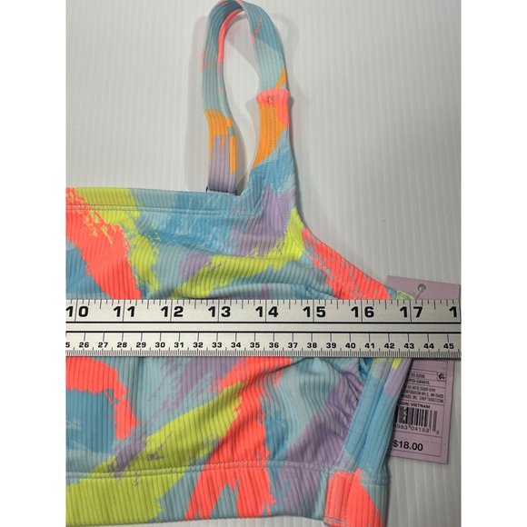 Wild Fable - Women's Ribbed Square Neck Bralette Bikini Top - Light Blue - 1X - Picture 5 of 13